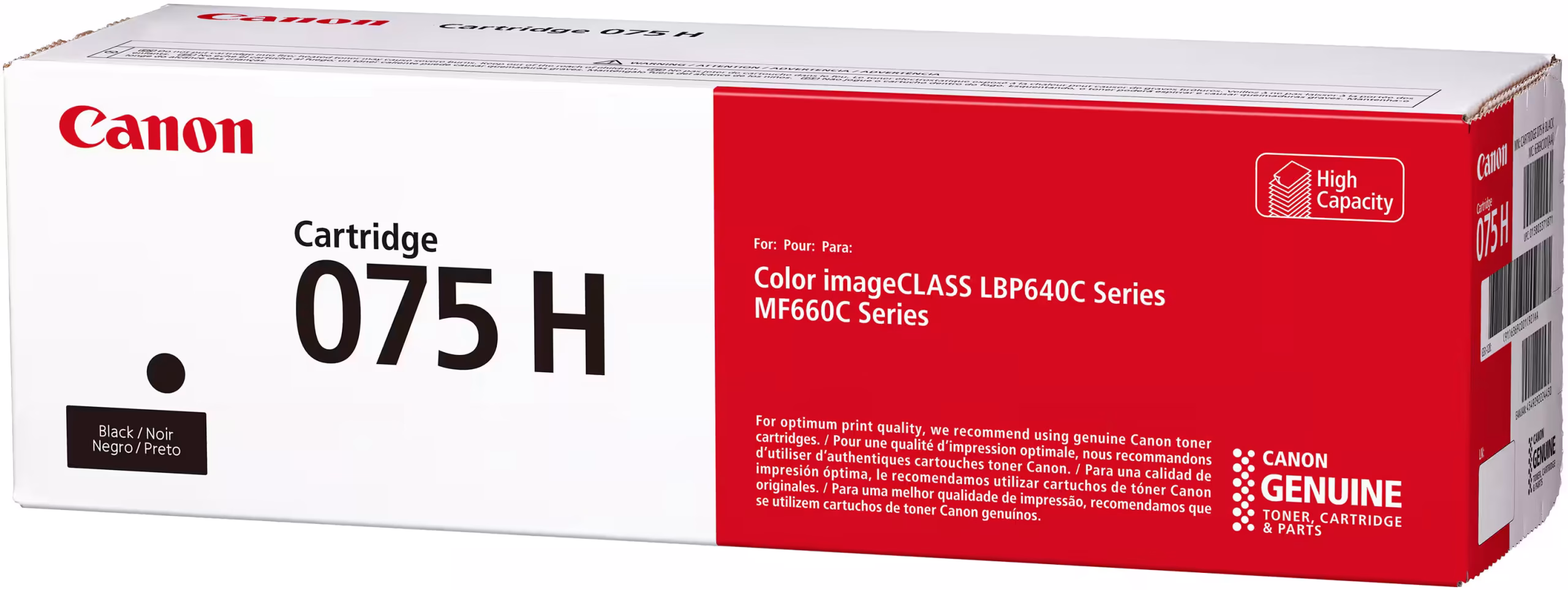 Canon 6365C002, Toner/Cartridge 075 BK Black / Musta