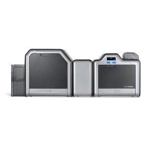 HID Fargo 096529 HDP5000e kaksipuolinen 300 dpi retransfer-korttitulostin OMNIKEY 5122D -älykorttikooderilla ja yksipuolisella laminoinnilla
