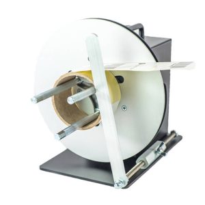 Labelmate LMR003/LMX441 MC-11 -etikettikelain säädettävällä hylsynpitimellä ja APG-MC-paperinohjaimella