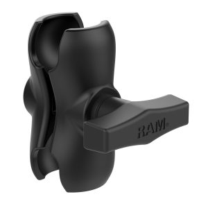 RAM Mount RAM-201U-B, lyhyt C-koon nivelvarsi ja kiristysnuppi, kokonaispituus 90,4 mm