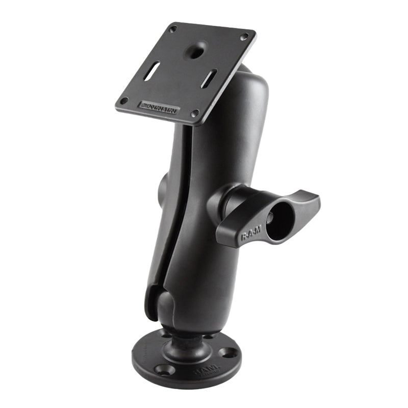 RAM Mounts RAM-D-101U-2461, VESA-kiinnityssarja 75 × 75 mm, D-koko, keskikokoinen varsi