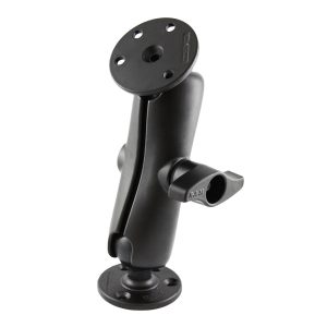 RAM Mounts RAM-D-101U, kaksoispallokiinnityssarja, D-koko, 2 × pyöreä levy 93,5 mm