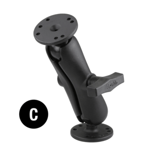 RAM® RAP-365-224-1U - Twist-Lock™ Kolmoisimu-kiinnitysasema