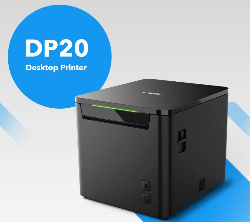 Landi Global VG16000021, DP20 USB Desktop Printer(UK)80mm, 58mm, USB/ Ethernet