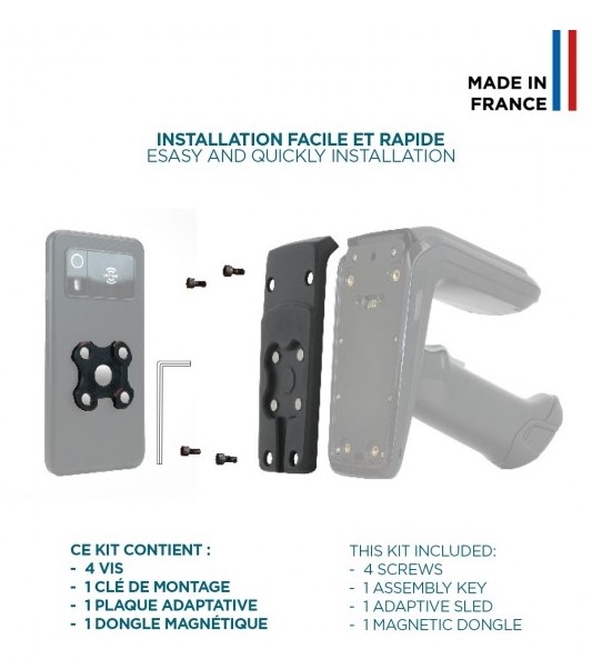 Mobilis Case 020020, Energia Mobile - Zebra RFD40 Sled Bluetooth Adapter - Image 3