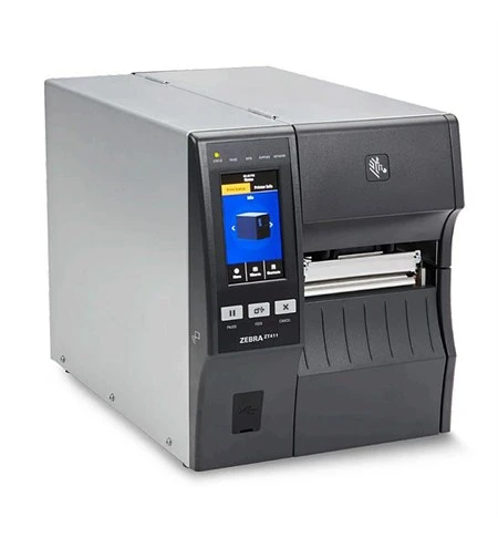 Zebra ZT41143-T0EG000Z, TT Printer ZT411, 4inch, 300 dpi, Euro and UK cord, Serial, USB, 10/100 Ethernet, Bluetooth 5,3/MFi, USB Host, Wi-Fi 6 802,11 AX Card: Rest of World ROW , EZPL