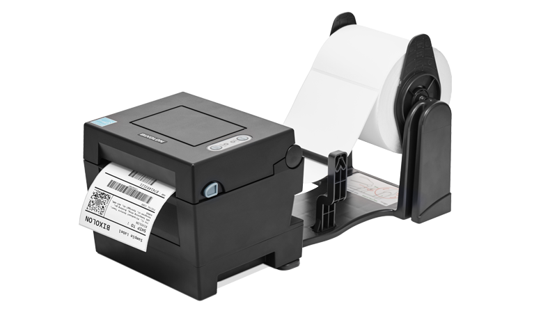 BIXOLON SLP-DL413CG/BEG, 12 dots/mm (300 dpi), cutter, USB, USB Host, EPL, ZPLII, dark grey - Image 4