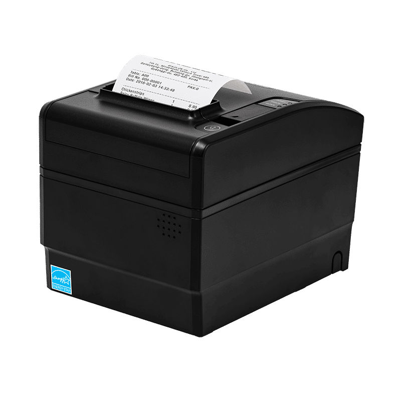 BIXOLON SRP-S320K/BEG, 8 dots/mm (203 dpi), linerless, USB, Ethernet, black