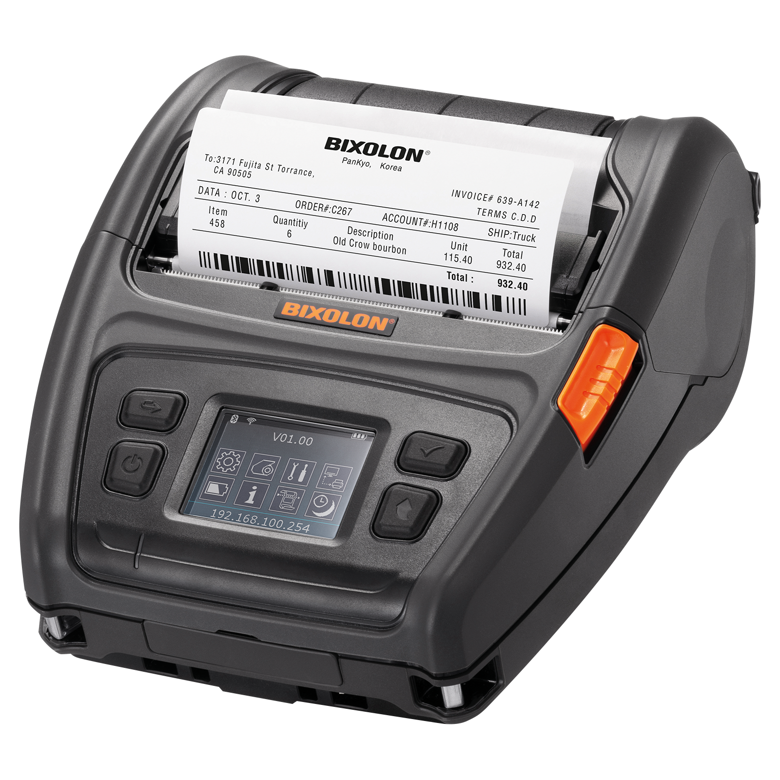 Bixolon XM7-40WK, USB-C, RS232, Wi-Fi, 8 dots/mm (203 dpi), display, ZPLII, CPCL - Image 3