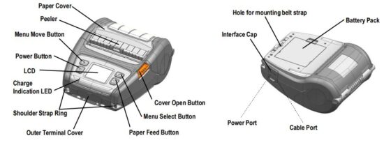 Bixolon XM7-40REIaWDaK/MEA, 8 dots/mm (203 dpi), display, RFID, USB, RS232, BT (iOS), Wi-Fi, ZPLII, CPCL - Image 2