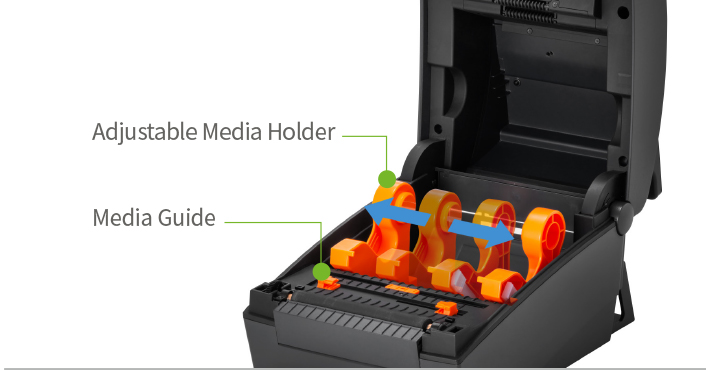 Bixolon XQ-840IIG/BEG, Tablet Embedded Label Printer, 8 dots/mm (203 dpi), USB, USB Host, BT, Wi-Fi, kit (USB), grey - Image 2