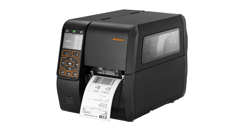 Bixolon XT5-43NS, 12 dots/mm (300 dpi), disp. (colour), RTC, USB, USB Host, RS232, Ethernet, black - Image 2