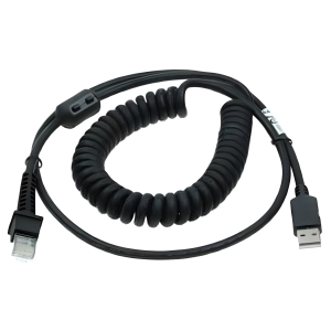 Datalogic 90A052285 – USB Type-A TPUW kierrekaapeli 2,4 m, musta