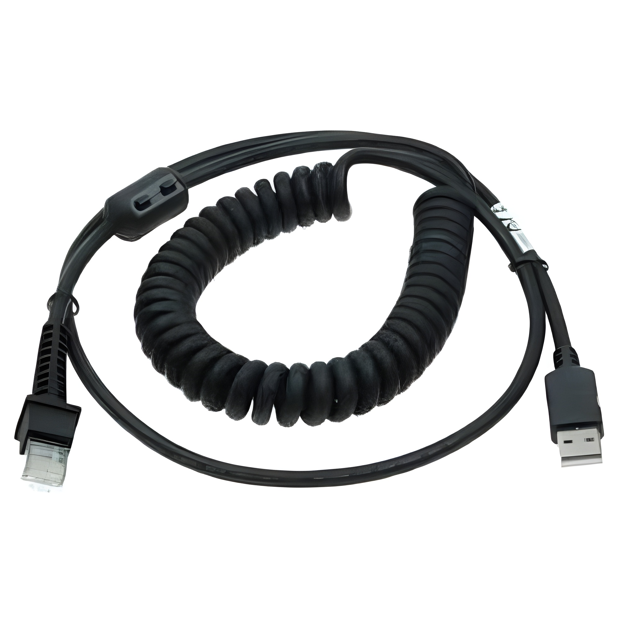 Datalogic 90A052285 – USB Type-A TPUW kierrekaapeli 2,4 m, musta