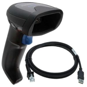 Datalogic QD2590-BKK1, QuickScan Käsikäyttöinen Viivakoodinlukija Monipuolisella Liitettävyydellä ja Omnidirektionaalisella Lukemisella