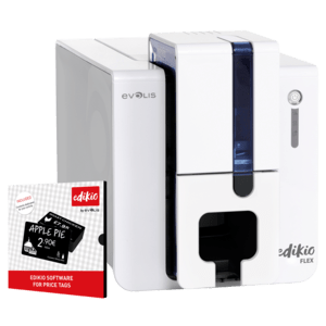 Evolis EF1H0000XS-BS002, Edikio Flex, single sided, 12 dots/mm (300 dpi), USB, Ethernet, kit (USB)