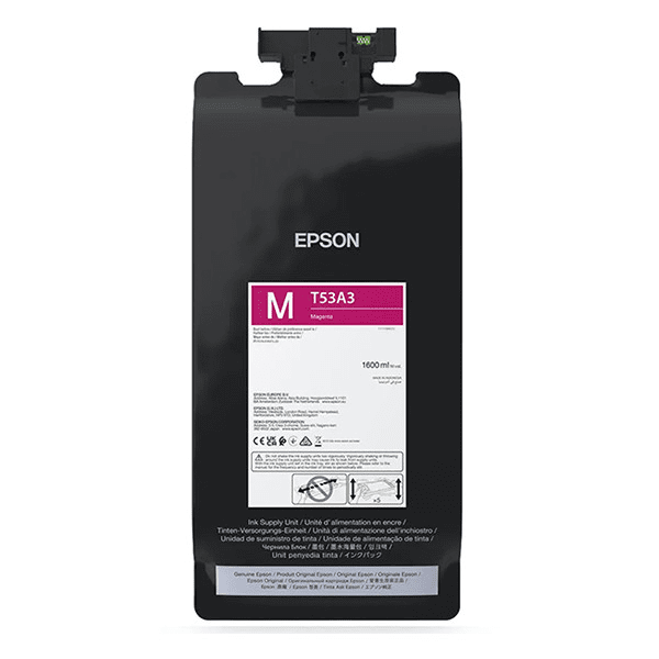 Epson C13T53A300, T53A8 Magenta Ink 1.6 L UltraChrome XD3 RIPS mustepussi 1 kpl Alkuperäinen Magenta