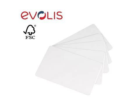 Evolis C2511 – valkoiset CR80-paperikortit 30 mil / 0,76 mm, 5 × 100 kpl - Image 2