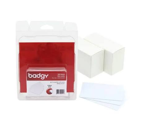 Evolis CBGC0030W – Valkoiset PVC-kortit, 30 mil / 0,76 mm, 100 kpl