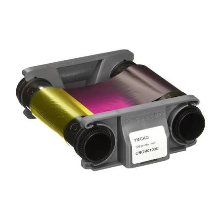 Evolis CBGR0100C – YMCKO-värinauha Badgy100- ja Badgy200-korttitulostimille, 100 tulostusta - Image 2
