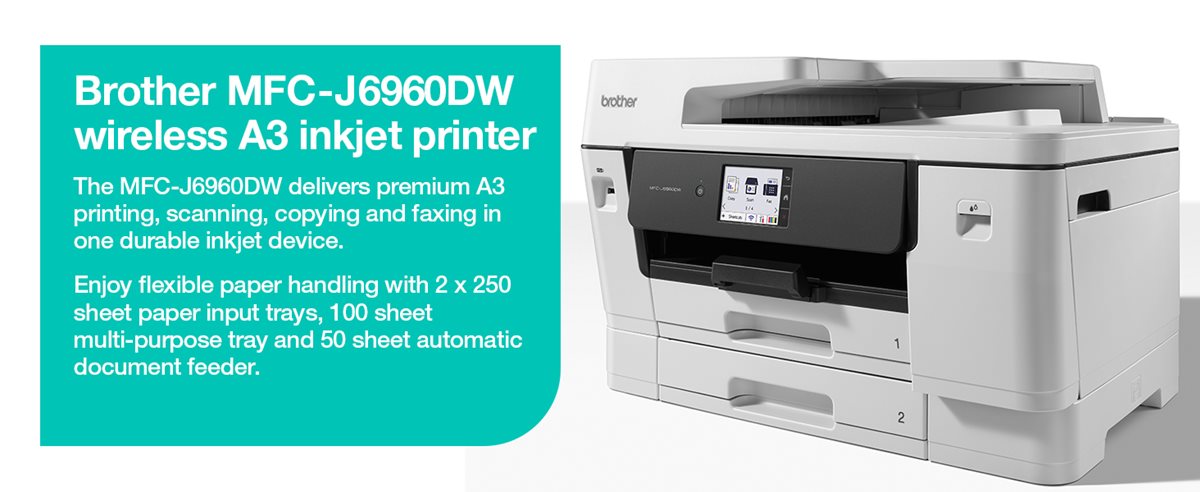 Brother MFCJ6960DWRE1, MFC-J6960DW Inkjet A3 All-in-1 - Image 4