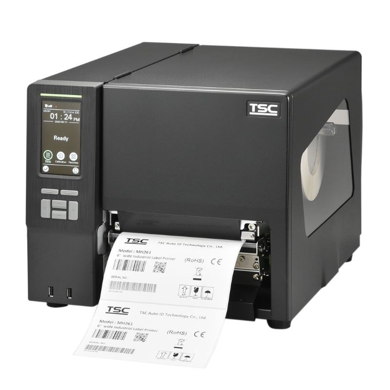 TSC MH261T-A001-0302, MH261T, 8 dots/mm (203 dpi), disp., RTC, USB, USB Host, RS232, LPT, Ethernet