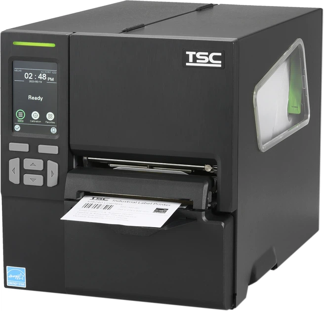 TSC MH341P-A001-0302, MH341, 12 dots/mm (300 dpi), rewinder, disp., RTC, USB, RS232, Ethernet