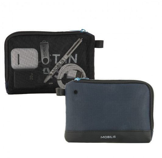 Mobilis Case 005038, Executive 4 Accessories Pouch - Main Fabric 100 Recycled - 1L - SmartLoop