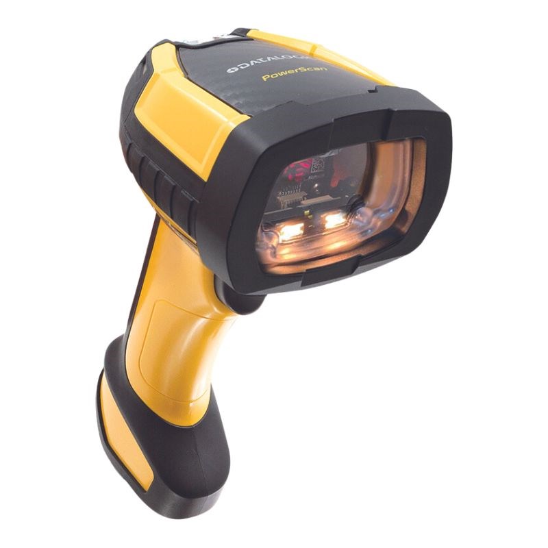 Datalogic PBT9600-HPRBK10EU. PowerScan Käsiskanneri Teollisuusympäristöihin, Langaton Bluetooth 5.0 ja IP65/IP67 Suojausluokitus