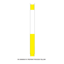 Zebra 10006995-7K, ZeZ-Band Direct, adult, yellow adhesive closure, adult, colour: yellow, contains 6 cartridges
