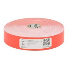 Zebra 10012713-1K,  Z-Band Fun Ranneke, red - Z-Band Fun wristbands for HC100 printers, 6x cartridges per kit (350 bands per cartridge), colour: red