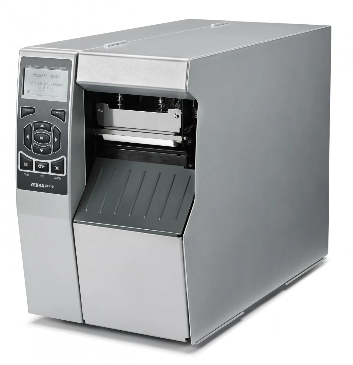 Zebra ZT51042-T0E0000Z, ZT510, 8 dots/mm (203 dpi), disp., RTC, ZPL, ZPLII, USB, RS232, BT, Ethernet