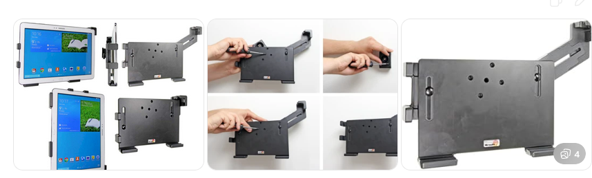 Brodit 511626 - Device holder - Adjustable holder. Fits devices without skin. - Image 2
