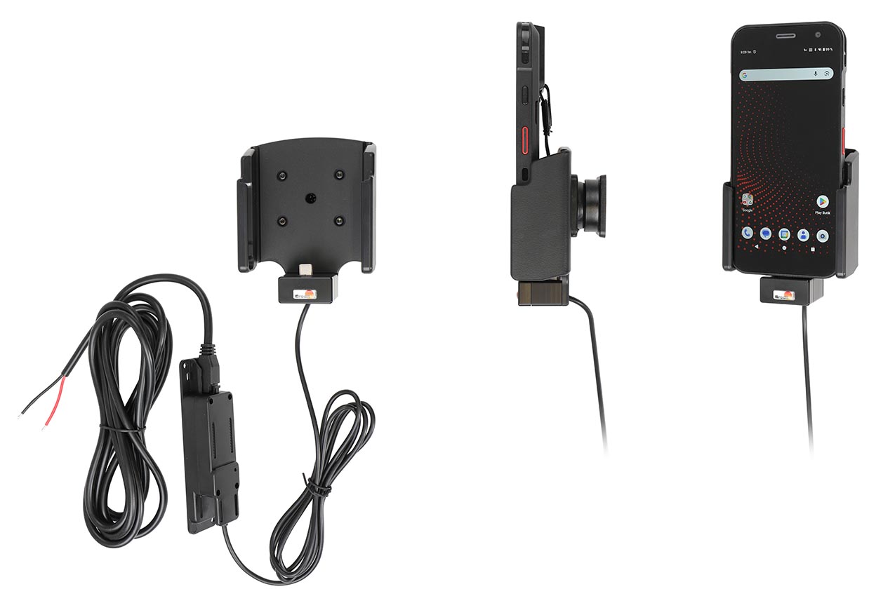 Brodit 727460, Device Holder with charging function - for computers - Honeywell CT32. With USB-C cable - Image 2