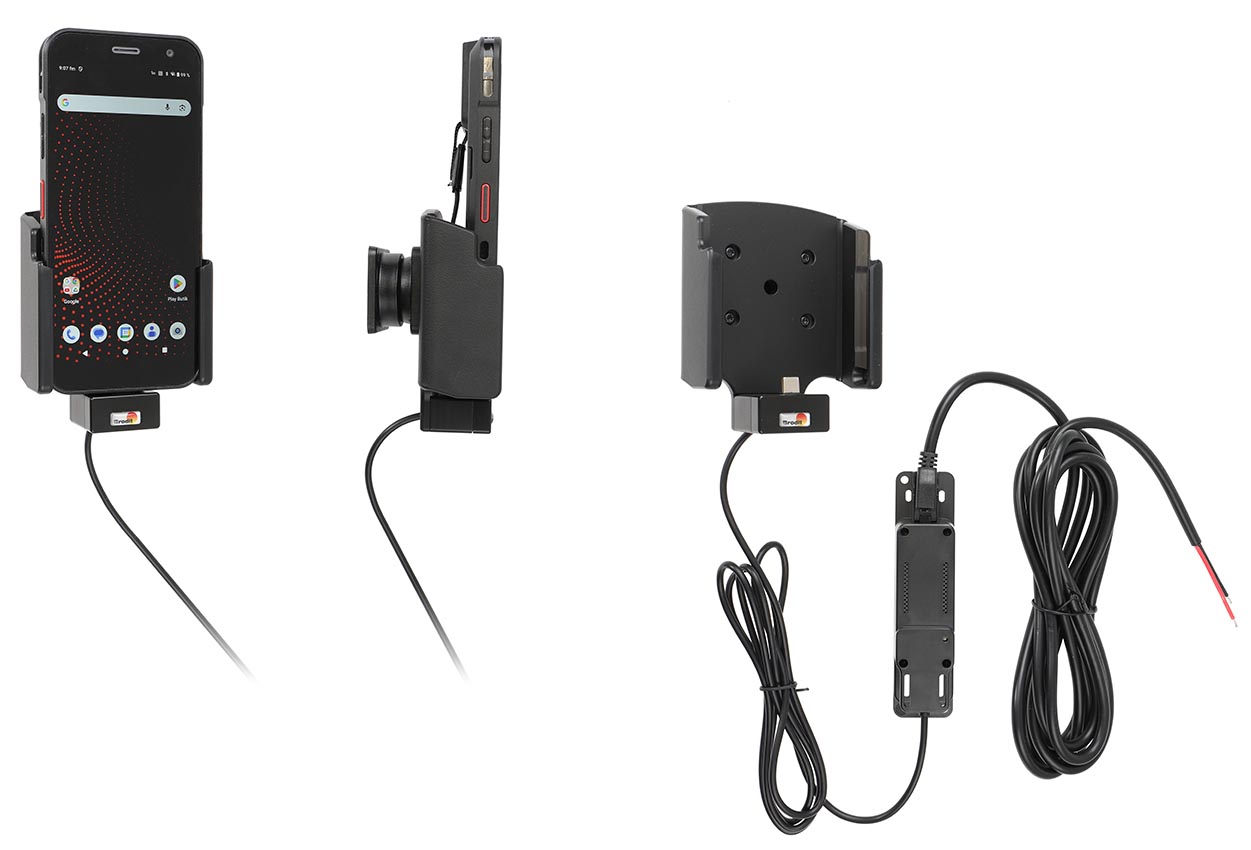 Brodit 727460, Device Holder with charging function - for computers - Honeywell CT32. With USB-C cable - Image 3
