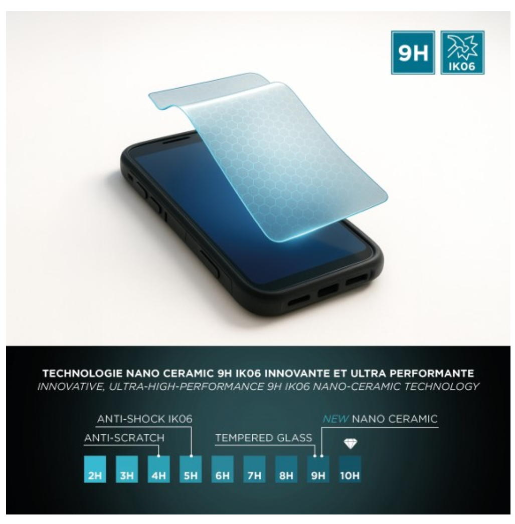 Mobilis Case 037159 - Screen Protector Anti-Shock IK06 - Matte for Zebra ET60 - ET65 10.1__