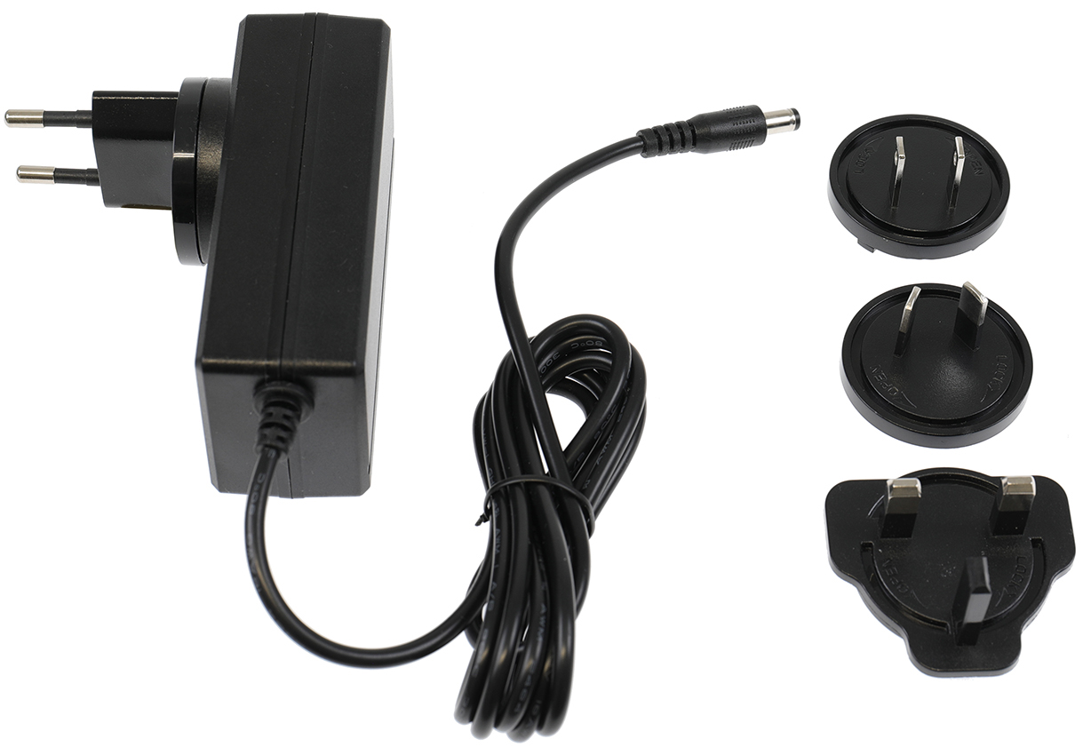 Brodit 216249 - Accessories - 12 V power supply unit with 220 V connection, including world adapter.
