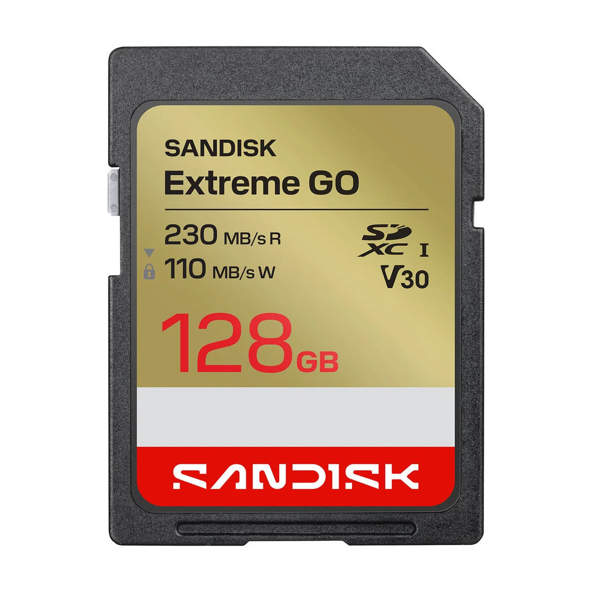 SANDISK SDSDXGN-128G-GNCIN -Extreme SD UHS-I 128GB SD UHS-I 128GB SD 230MB/s Read / 110MB/s Write