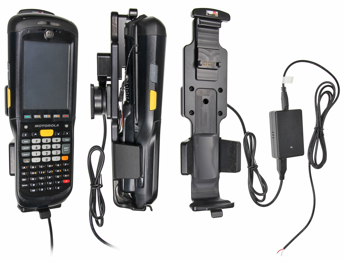 Brodit 513156 - Device holder with charging function - for rugged devices - Symbol MC9500, Zebra MC9500, Motorola MC9500
