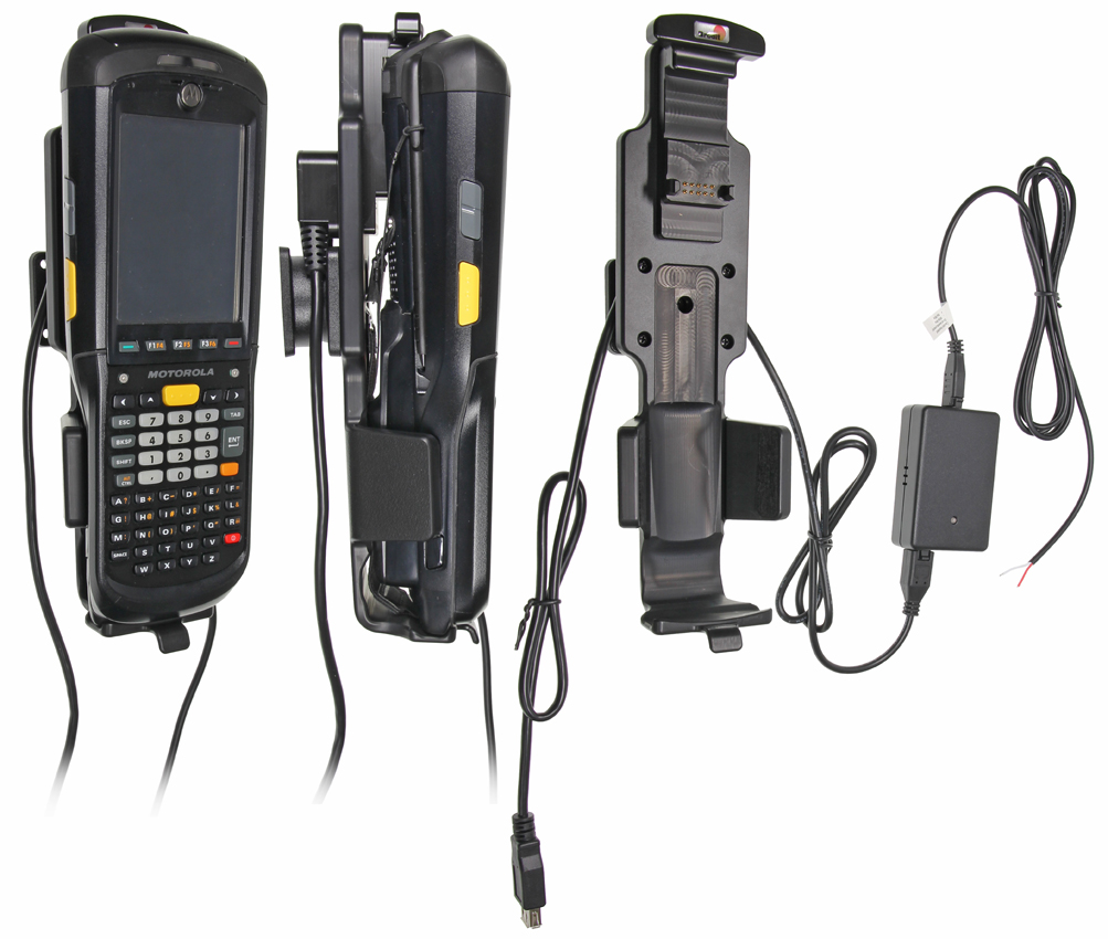 Brodit 523699 - Device holder with charging function - for rugged devices - Zebra MC9500, Motorola MC9500 With tilt swivel,