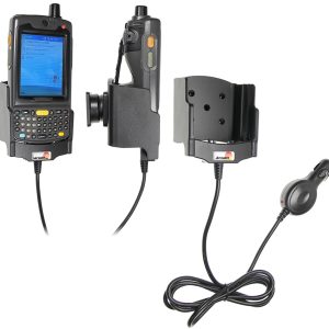 Brodit 560878 - Device holder with charging function - for rugged devices - Zebra MC75, Zebra MC70, Symbol MC75 and others With straight cable, 150 cm