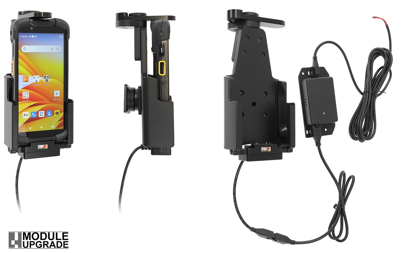 Brodit 747310 - Device Holder with charging function - for rugged devices - Zebra TC78, Zebra TC73 For fixed installation