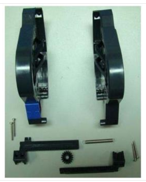 Honeywell 910400025530 - PC43, Lower Gears Left and Right Media Holders.
