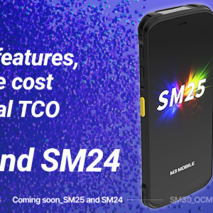 M3 SM250E-W2CFSS-HF - Mobile SM25W, 2D, Camera, front camera, hot-swap, USB-C, BT, Wi-Fi (Wi-Fi), NFC, Android, GMS, black