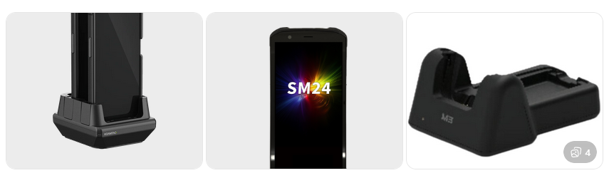 M3 SX2X-2CRD-CC0 - SX2X 2-Slot Fast charging, USB CLIENT cradle for 1 x SM24/5 & 1 x SM24/5 spare battery.