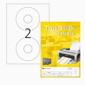 TopStick 8696 Labels TopStick Non-branded 117mm (100) etiketti 117 mm pyöreä