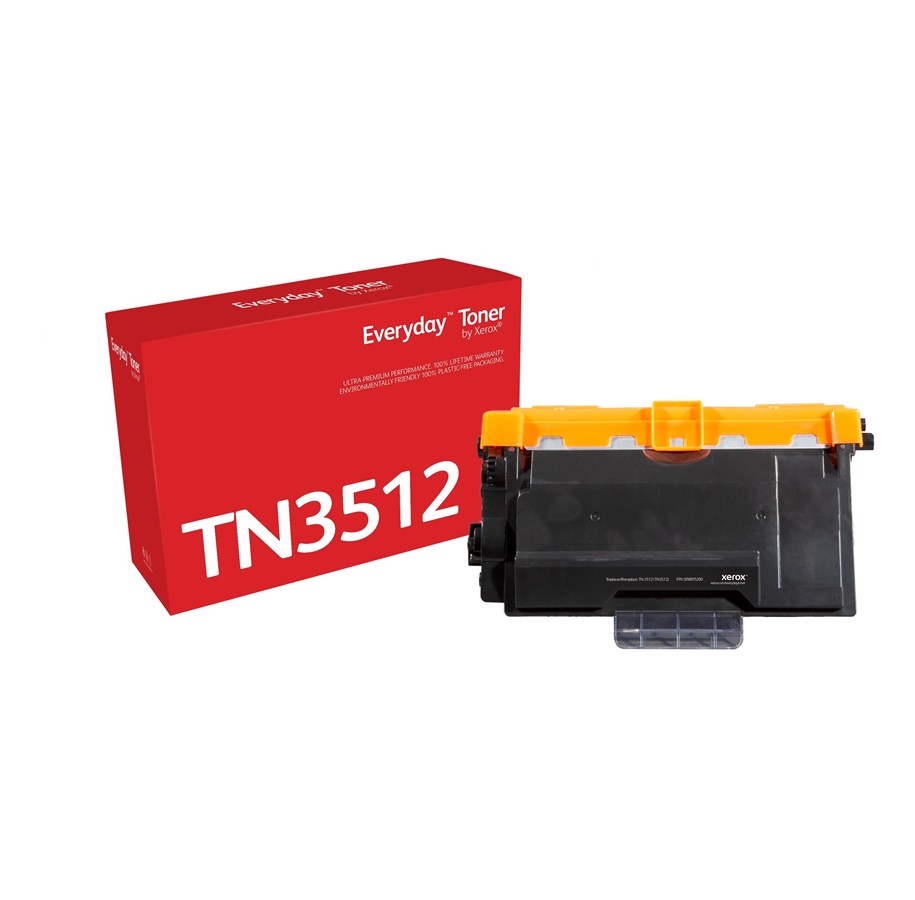 Xerox 006R05200 - Everyday Black Toner replaces Brother TN3512, Extra High Capacity