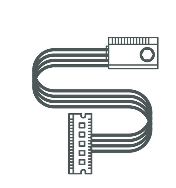 Zebra P1109578-051 - Kit, Repair, Dummy Battery Cable Rotated