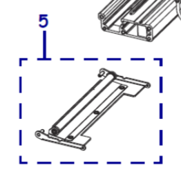 Zebra P1112750-078 - Kit, Peel Bracket Assembly, ZE521, RH LH