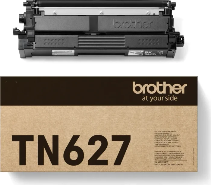 BROTHER TN-627BK UHY Black Toner Cartridge 10K - Musta värikasetti